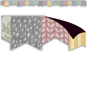 Classroom Cottage Pennants Magnetic Border [TCR77588]