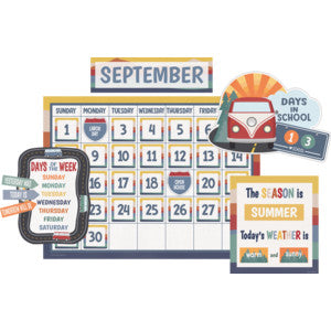 Moving Mountains Road Trip Calendar Bulletin Board [TCR9221]