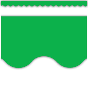 Green Scalloped Border Trim [TCR4607]