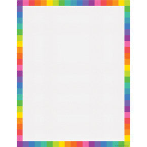 Colorful Blank Write-On/Wipe-Off Chart 17x22 [TCR7109]