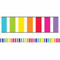 Vertical Rainbow Stripes Straight Borders