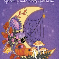 Sparkling Halloween Greeting Card [HAT40143601]