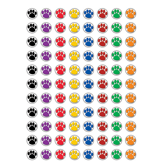 Colorful Paw Prints Mini Stickers [TCR4819]