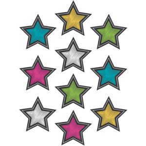 Chalkboard Brights Stars Accents [TCR3550]