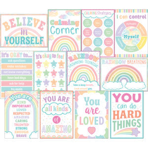 Pastel Pop Calming Strategies Small Poster Pack [TCR8439]