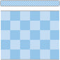 Cool for School Blue Checkers Straight Border Trim [TCR9318]