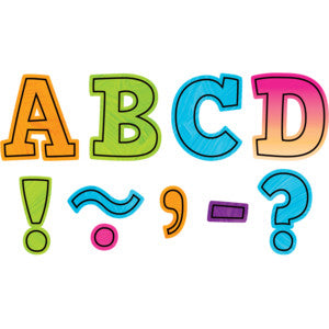 Brights 4Ever Bold Block 3" Magnetic Letters [TCR77053]