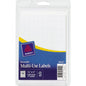 Avery Removable Multipurpose Labels, 5412, 5/16" x 1/2", White, Pack Of 1,100 [AVE05412]