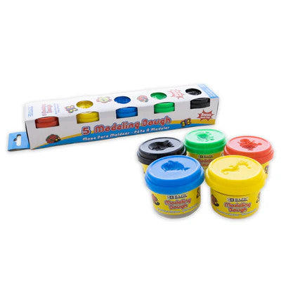 BAZIC 1 oz Primary Color Modeling Dough (5/Pack) [3300]