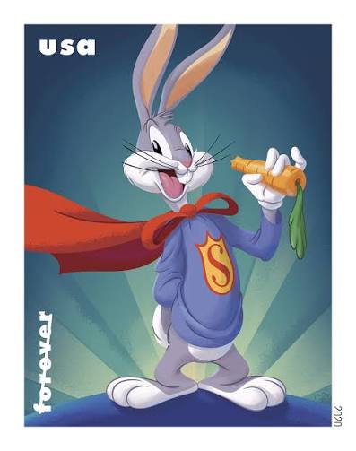 USPS Forever Stamps Book - (2020) USPS Bugs Bunny Forever Postage Stamps