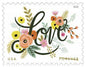 USPS Forever Stamps Sheet - (2018) USPS Love Flourishes Forever Stamps