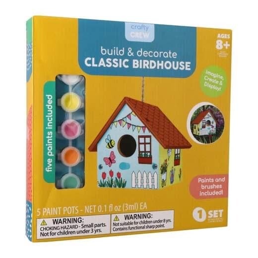 Birdhouse Craft Kit - Build & Decorate