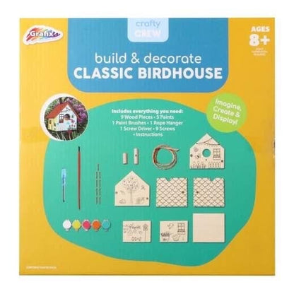 Birdhouse Craft Kit - Build & Decorate