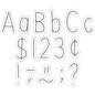 Black on White Hand Drawn 4" Letters Combo Pack [TCR6623]