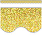 Yellow Sparkle Scalloped Border Trim [TCR8768]