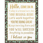 Eucalyptus Hello Chart 17x22 [TCR7981]