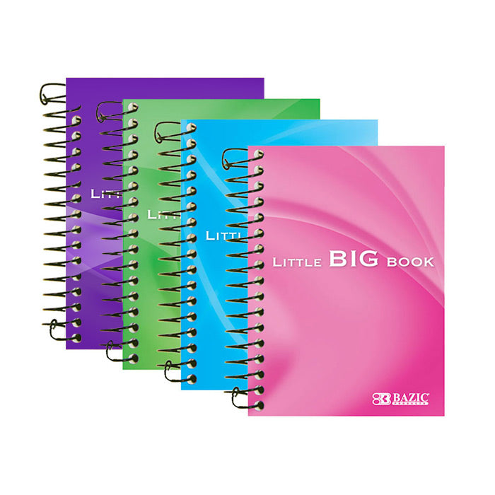 BAZIC 180 Ct. 4 X 5.5 Spiral Fat Book [518]