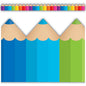 Colored Pencils Die-Cut Border Trim [TCR3496]