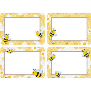 Buzzing Bees Name Tags/Labels - Multi-Pack [TCR6910]