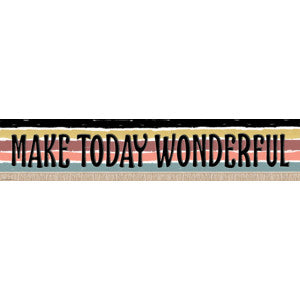 Wonderfully Wild Make Today Wonderful Banner [TCR6683]