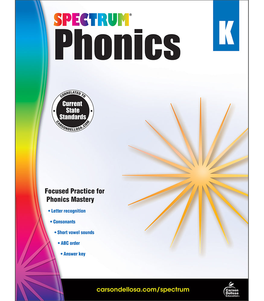 SPECTRUM PHONICS BOOK GRADE K [CD704603]