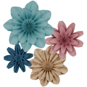 Calming Colors Paper Flowers [TCR8349]