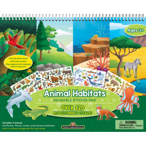 Animal Habitats Reusable Sticker Pad [TCR20113]