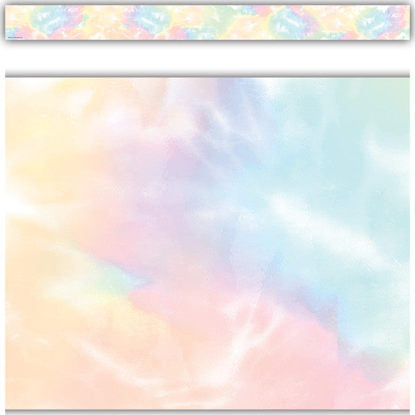 Pastel Pop Tie-Dye Straight Border Trim [TCR8430]
