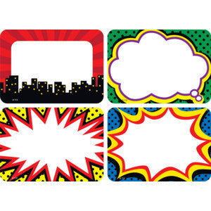 Superhero Name Tags/Labels - Multi Pack [TCR5587]