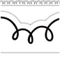 White with Black Squiggles Die-Cut Border Trim [TCR6809]