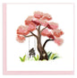 Quilled Blossoming Love Greeting Card [LV251]