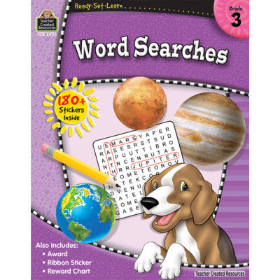 Ready-Set-Learn: Word Searches Grd 3 [TCR5923]