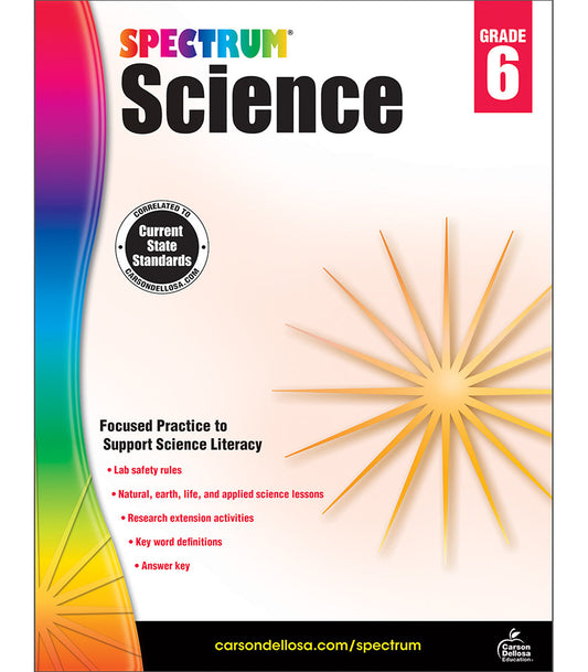 SPECTRUM SCIENCE BOOK GRADE 6 [CD704619]