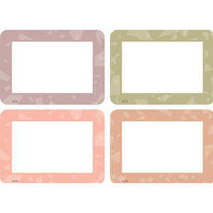 Terrazzo Tones Name Tags/Labels - Multi-Pack [TCR7222]