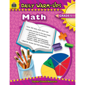 Daily Warm-Ups: Math, Grade 5 [TCR3963]