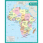 Africa Map Chart 17x22 [TCR7650]
