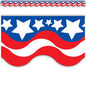 Patriotic Scalloped Border Trim [TCR4158]