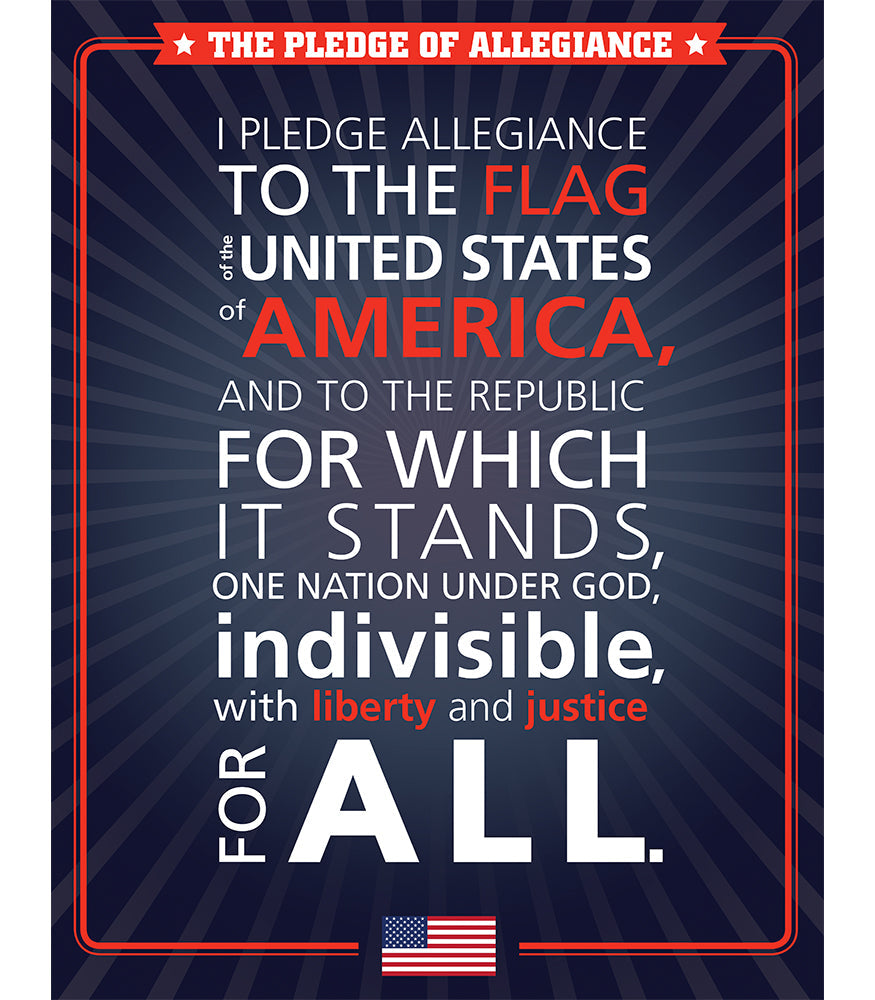 PLEDGE OF ALLEGIANCE CHART 17x22 [CD114234] [CD114234]