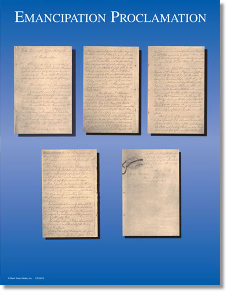 The Emancipation Proclamation Learning Chart 17x22 [CD5915]