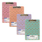 BAZIC Standard Size Retro Hardboard Clipboard w/Low Profile Clip [1816]