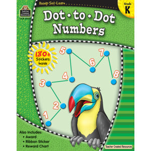 Ready-Set-Learn: Dot-to-Dot Numbers Grd K [TCR5957]