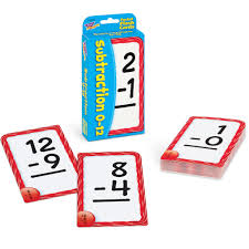 Subtraction 0-12 Pocket Flash Cards [T23005]