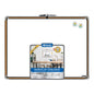 BAZIC 17" X 23" CLASSIQUE Cork Frame Magnetic Dry Erase Board w/ Marker & 2 Magnets [6022]