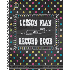 Chalkboard Brights Lesson Plan and Record Book [TCR3716]