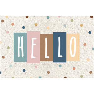 Everyone is Welcome Hello Postcards [TCR7151]