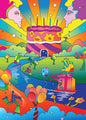 To the Max! Peter Max Psychadelic Birthday Card