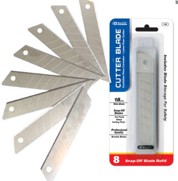 BAZIC Cutter Replacement Blades with Tube (8/Tube) [142]