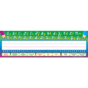 Cursive Writing Flat Name Plates [TCR4308]