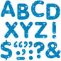 Blue Sparkle 2-Inch Letters & Marks STICK-EZE Stick-On Letters [T78302]