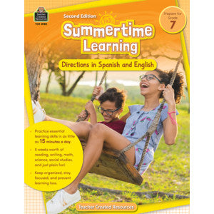 Summertime Learning Grd 7 - Spanish Directions [TCR8188]